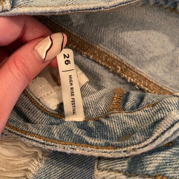 Pacsun High Rise Festival Shorts Size 26 - Picture 3 of 3